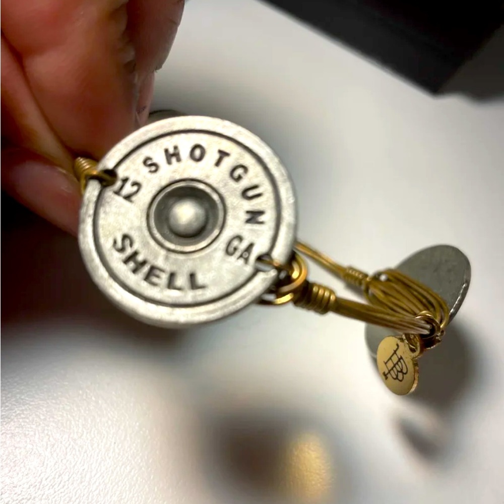 Bourbon and Boweties handmade Shotgun shell bangle bracelet.